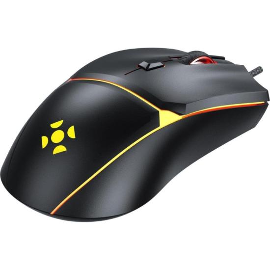 Mouse Gamer Fortrek Crusader 12800Dpi Preto
